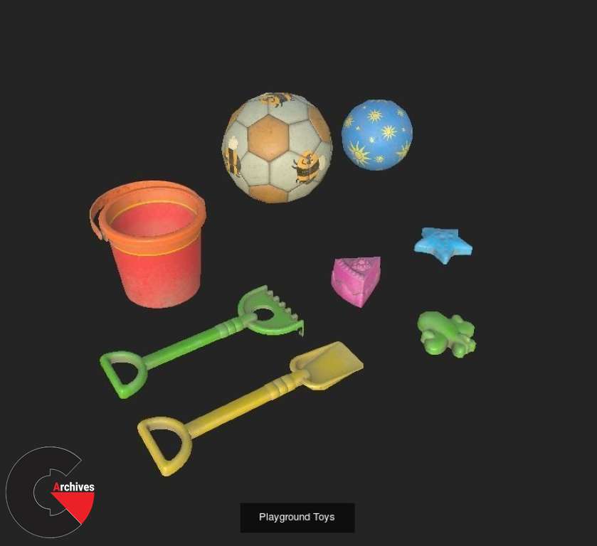 Playground Pack 1 3D Model Collection