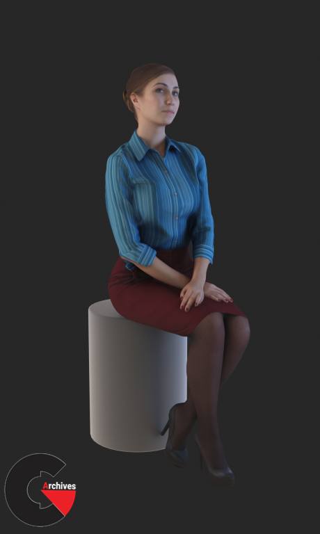 3D Models – 13 Posed People