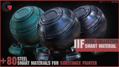 Artstation Marketplace – llF Steel Collection +80 Smart Materials SP