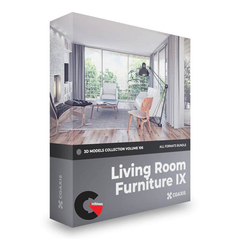 CGAxis – Furniture 3D Models Collection – Volume 106