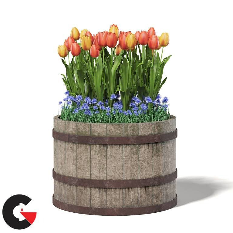 CGAxis – Garden Decorations 3D Models Collection – Volume 108