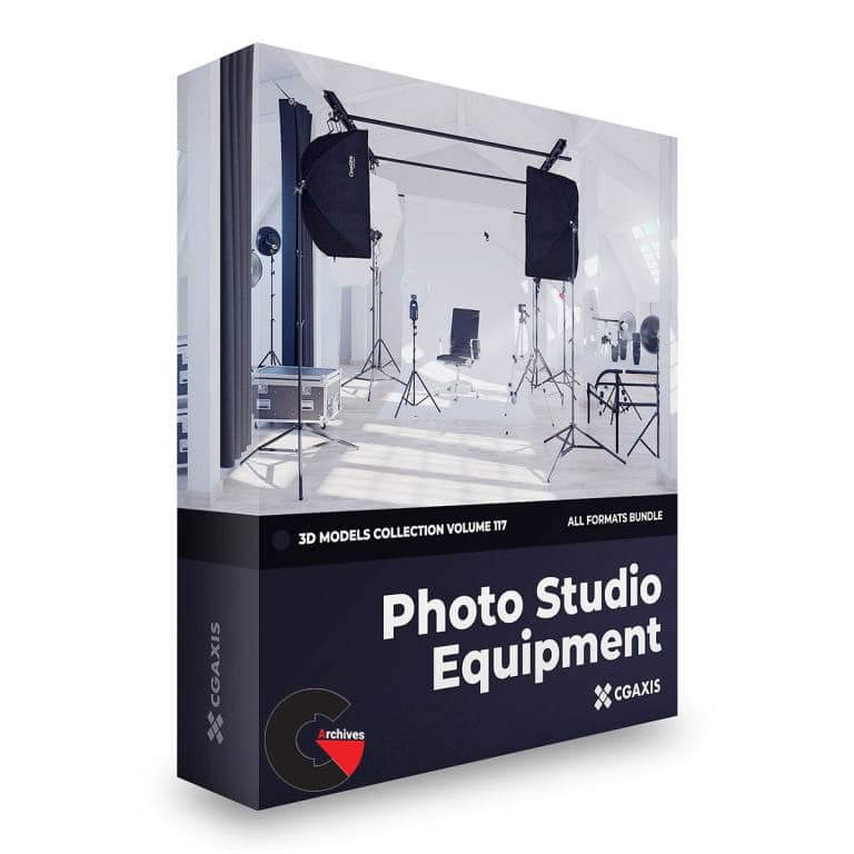 CGAxis – Photo Equipment 3D Models Collection Volume 117