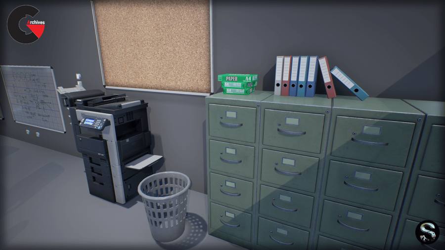 Industry Props Pack 3 Office