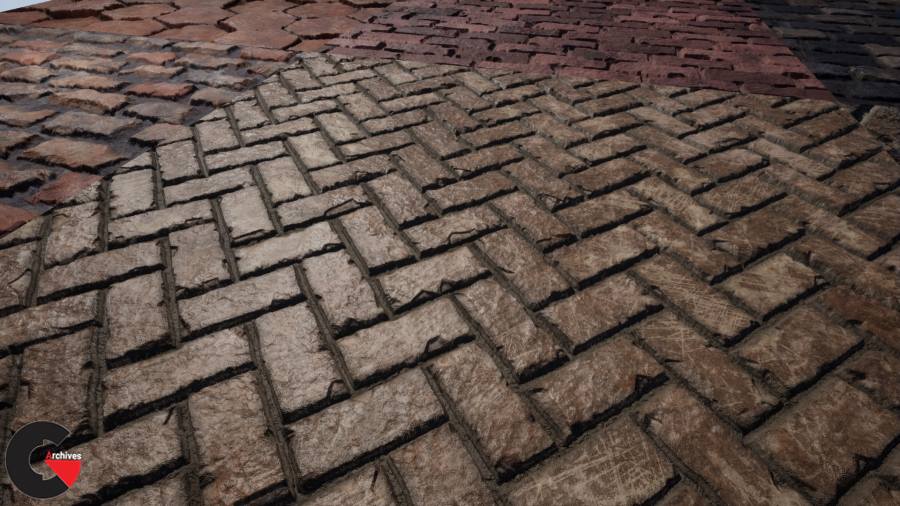 Parallax Occlusion Brick Materials