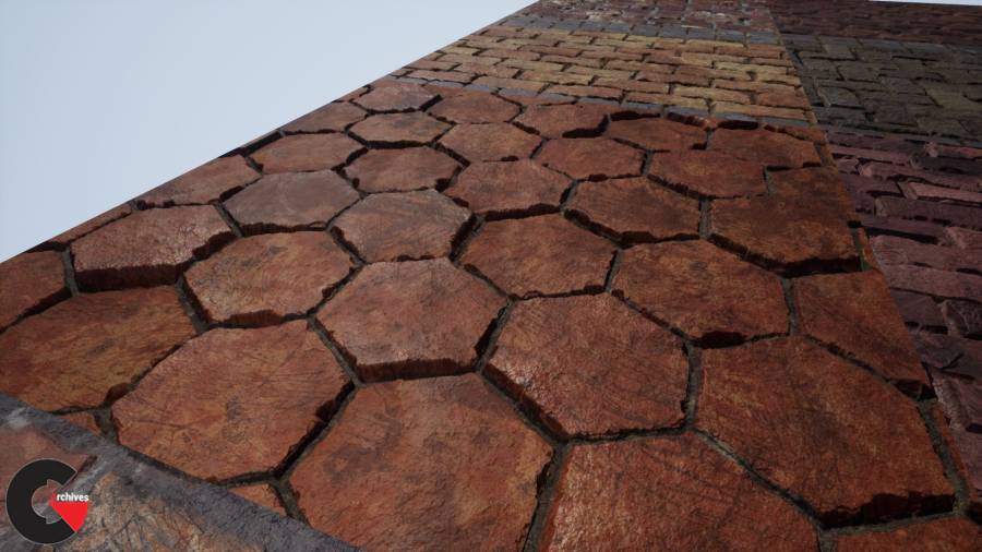 Parallax Occlusion Brick Materials