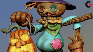 Sculpting a Scarecrow in ZBrush