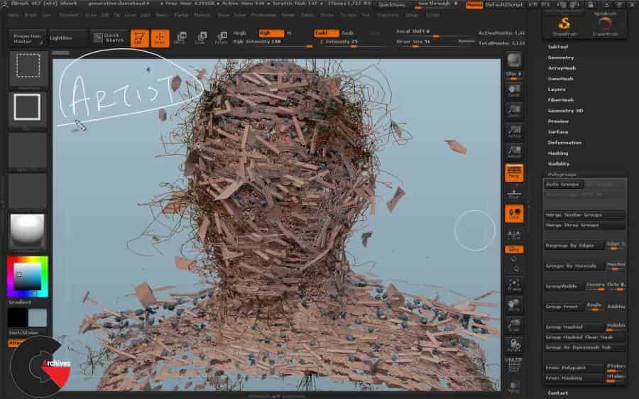 Skillshare – Introduction To Sculpting In ZBrush
