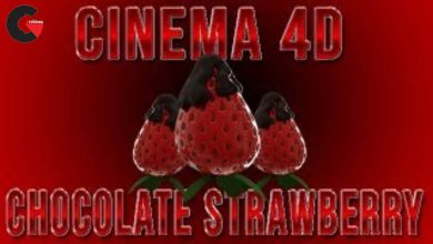 Skillshare – Modeling Chocolate Strawberry Cinema 4D + RealFlow Tutorial