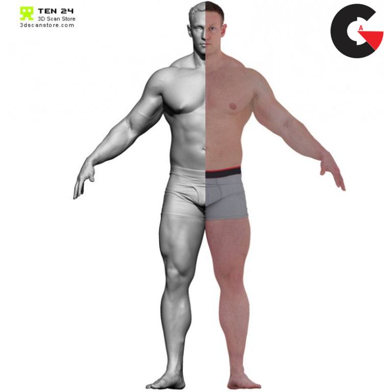 3D Scan Store – Male 06 Mega Bundle