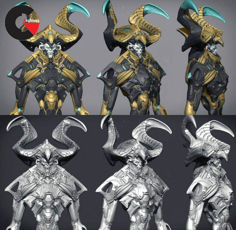 Gumroad – God of Birds – Character Concept Tutorial in Zbrush and Keyshot