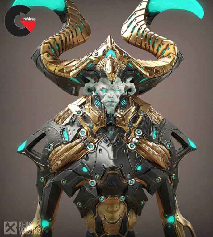 Gumroad – God of Birds – Character Concept Tutorial in Zbrush and Keyshot