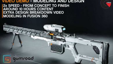 Gumroad – Sniper Design Demo in Fusion 360
