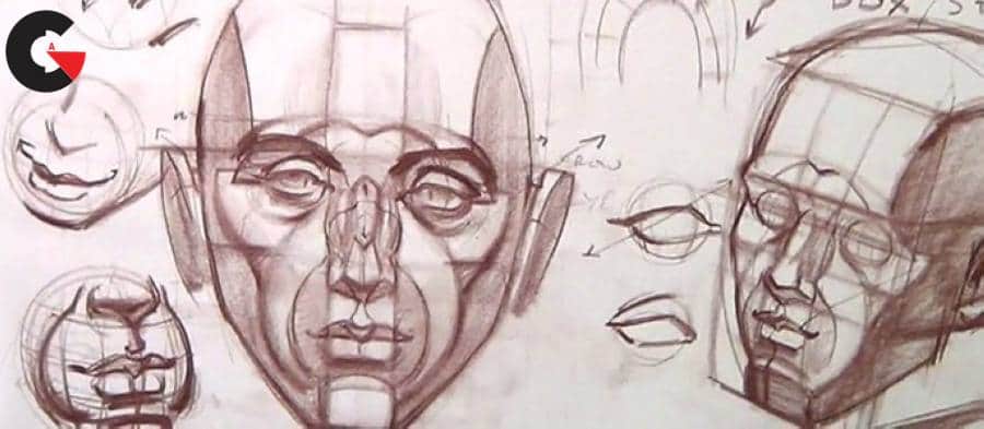 New Masters Academy - Drawing the Structure of the Head