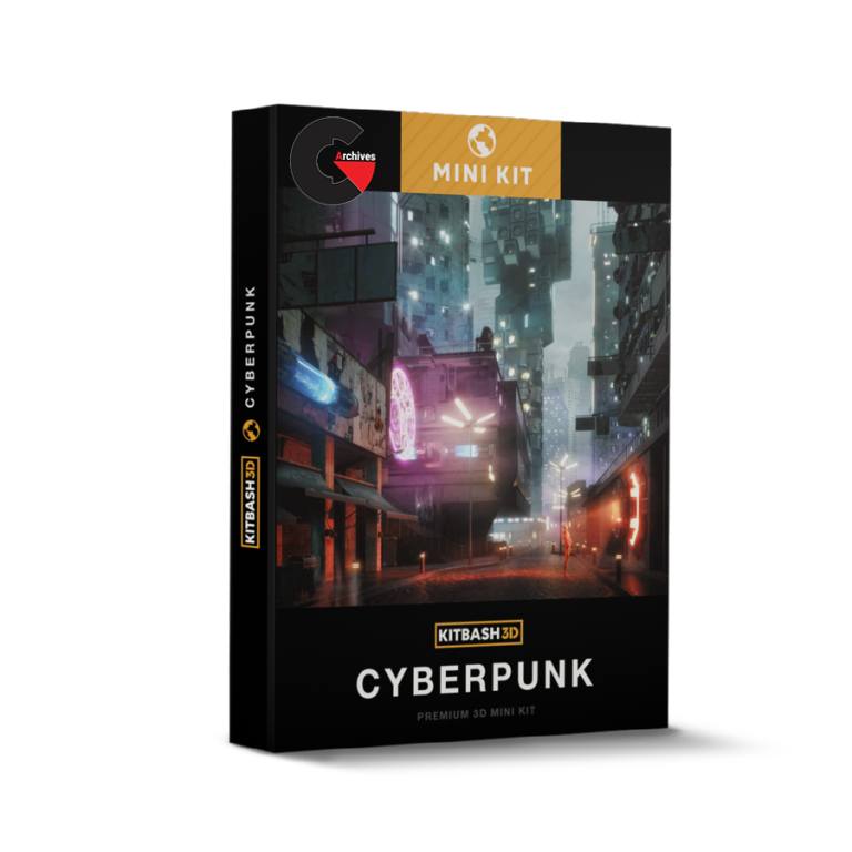 Kitbash3D – Mini Kit Cyberpunk