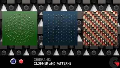 Skillshare - Cinema 4D Creating pattern looking composition with Clonner