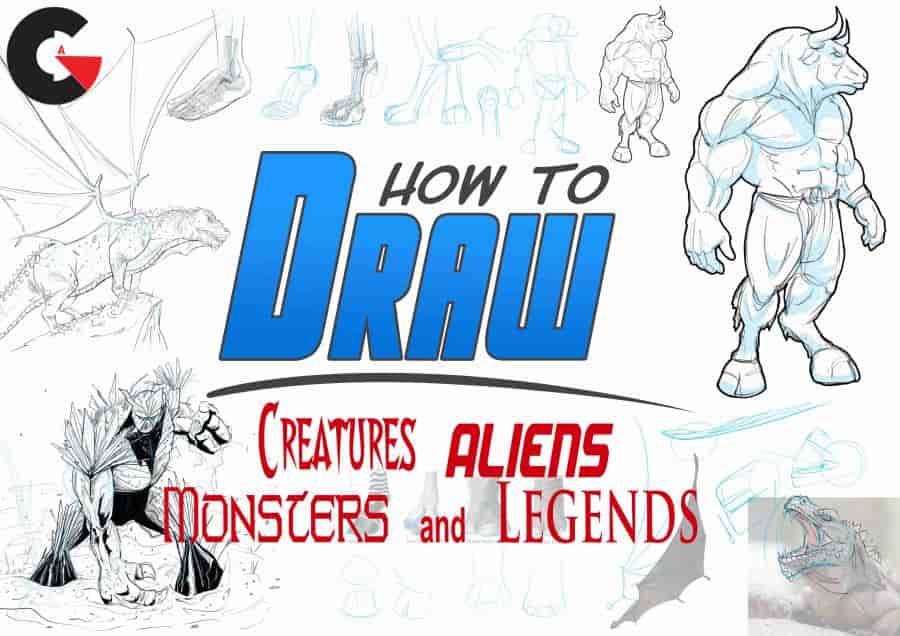 Skillshare – Drawing and Designing Creatures, Monsters, Aliens, & Legends
