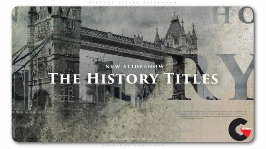 Videohive – History Titles Slideshow