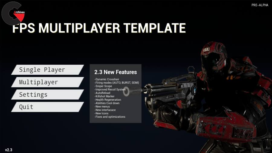 FPS Multiplayer Template - First Person Shooter Toolkit