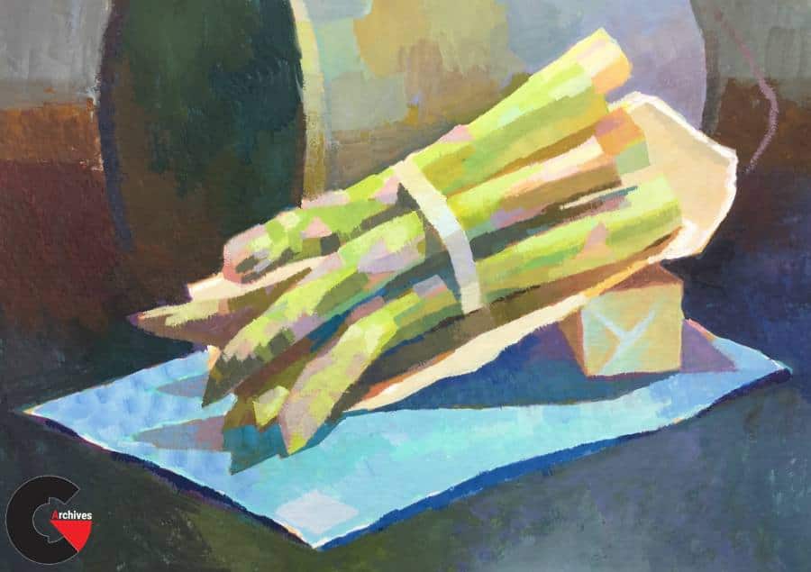 Gumroad – Still life painting with gouache 1