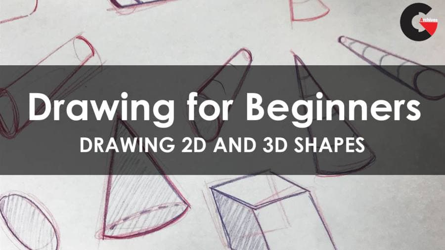 Skillshare – Art Basics - How to Draw 2D and 3D Shapes