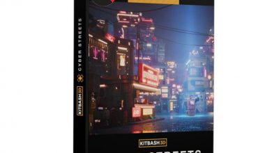Kitbash3D – Props Cyber Streets
