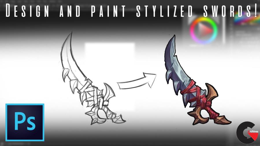 Skillshare - Design and Paint Stylized Swords