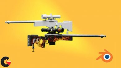 Udemy – Blender 2.8 AWP Sniper Rifle Creation and Skin In Blender