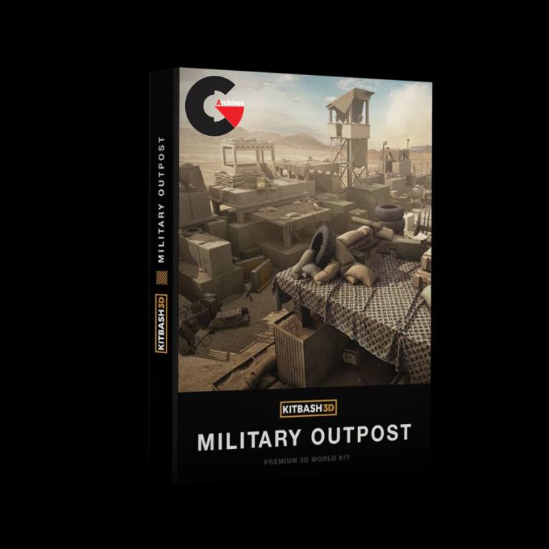 Kitbash3D – Military Outpost