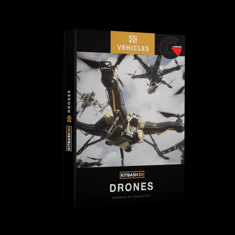 Kitbash3D – Veh Drones