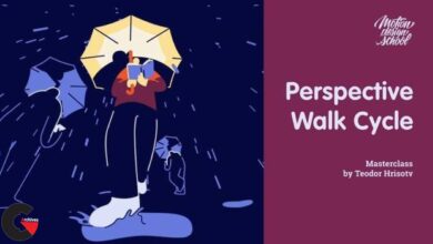 Motion Design School – Perspective Walk Cycle
