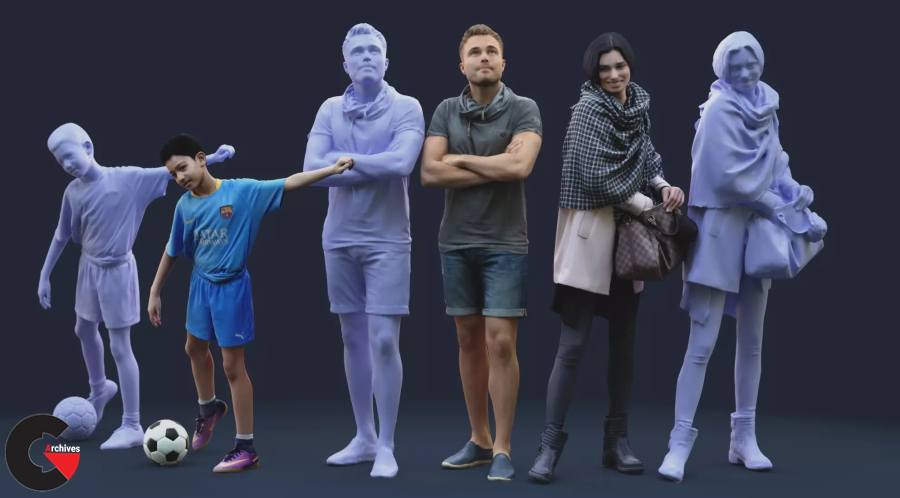 3D PEOPLE – Ready Posed Mega Collection