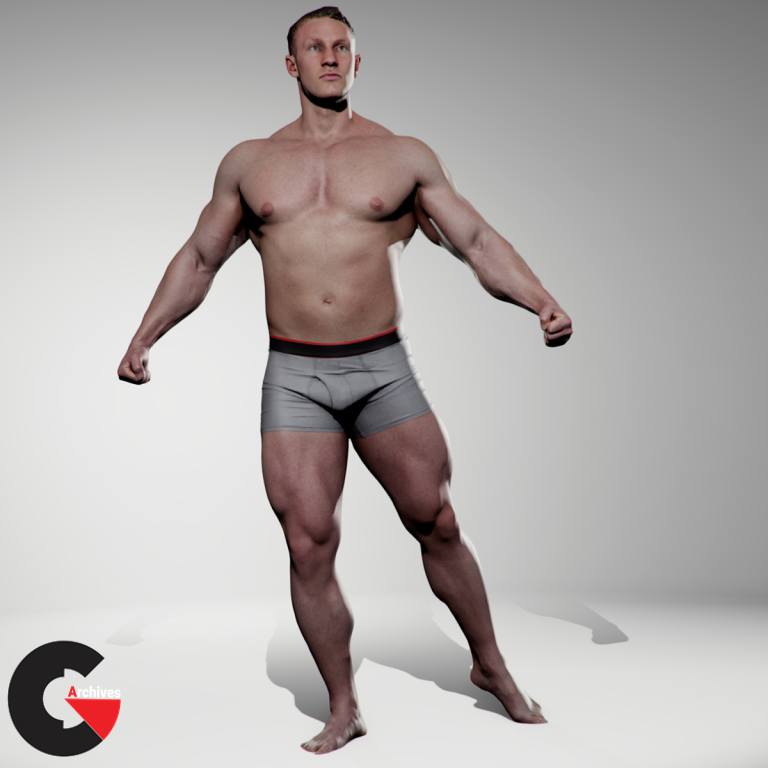 Anatomy 360 - Male Hero Pose Pack