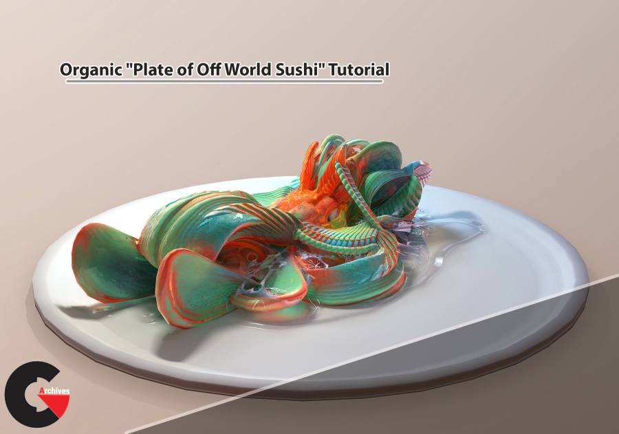 Artstation – Organic Plate of Off World Sushi Tutorial