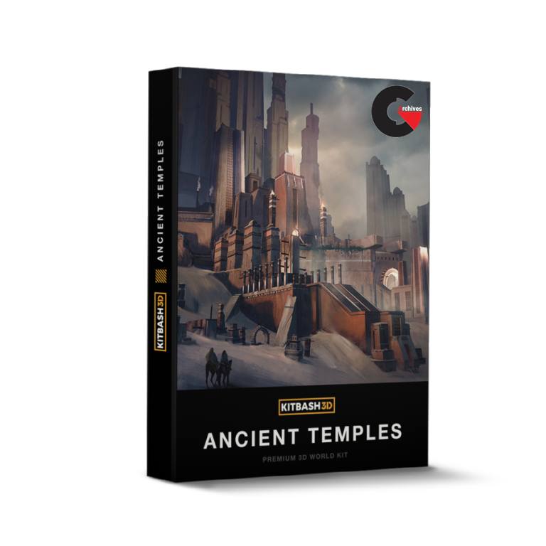 Kitbash3D – Ancient Temples