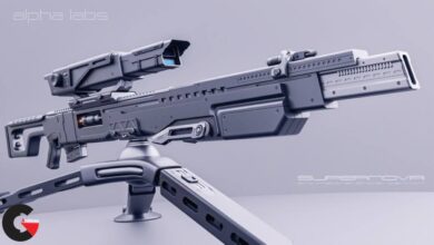 SciFi Weapon Design in Blender