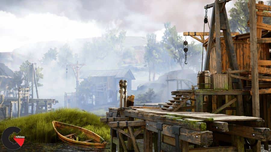 Unreal Engine - Modular Swamp Shack Pack