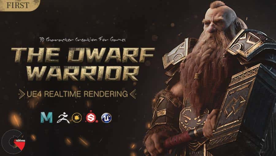 yiihuu - The Dwarf Warrior 3D Character Creation For Game