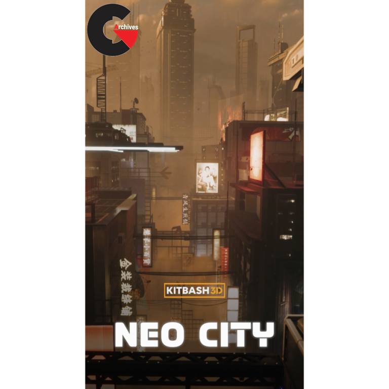 Kitbash3D – Mini Kit Neo City