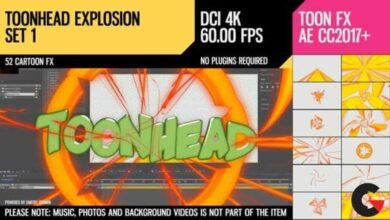 Videohive – Toonhead (Explosion FX Set 1)