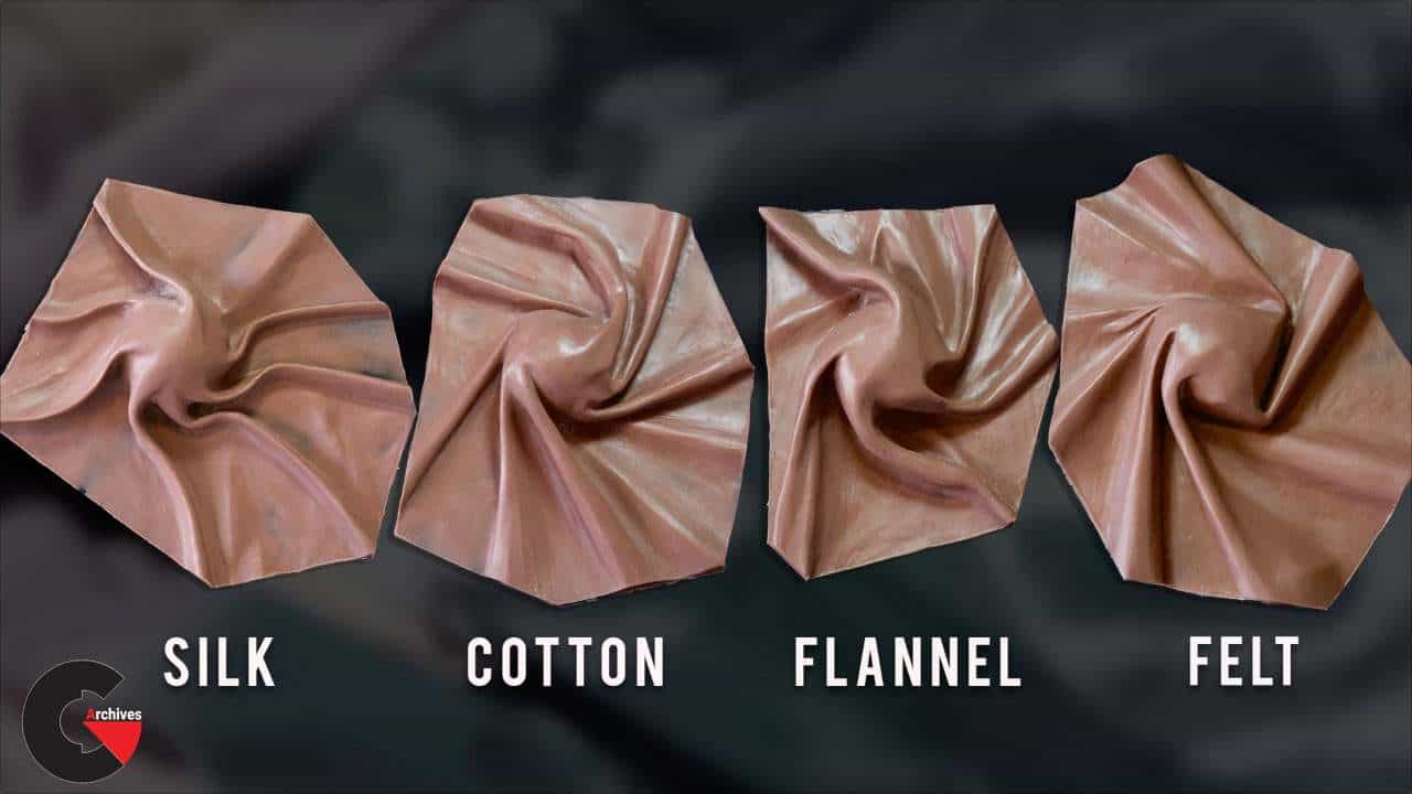 CGCookie – Sculpting Fabric in Clay