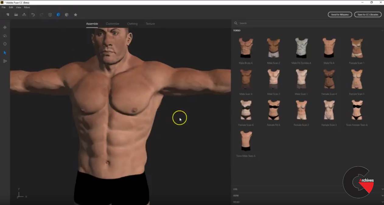 Create an Adobe Fuse Character, Add Mixamo Animation, Then Animate In Unreal