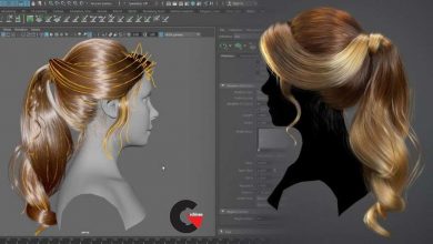 Creating a Female Hairstyle for Production with Maya XGen