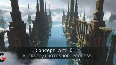 Gumroad – Lost Atlantide 3d/2d process by Quentin Mabille