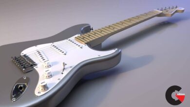 Pluralsight - Modeling a Detailed Electric Guitar in Maya