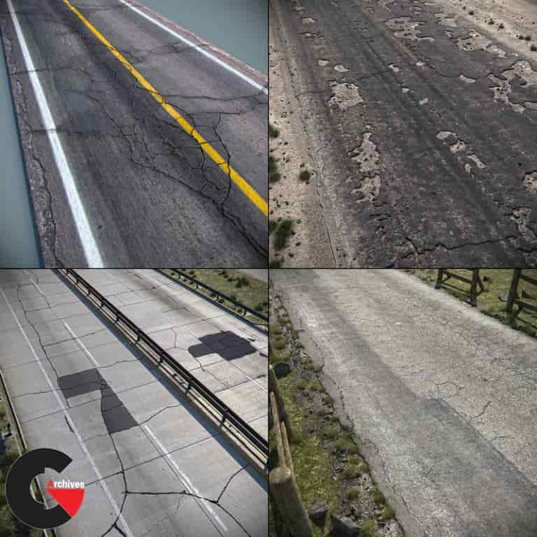 TurboSquid – Detailed Roads Collection
