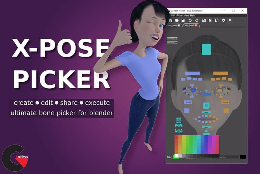 Blender Market – X-Pose Picker