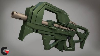 Creating an Assault Rifle in Maya
