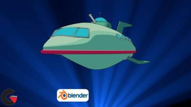 Learn 3D modeling by creating a Futurama Style Spaceship