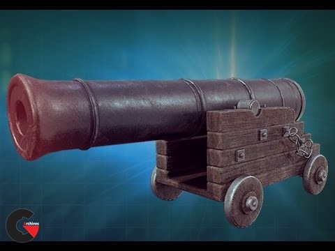 3DMotive - Cannon Texturing in Substance Volume 1 - 2