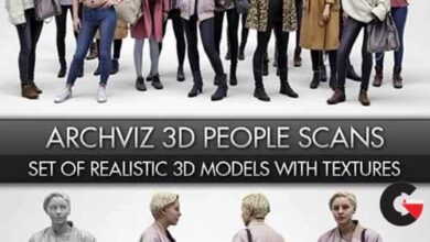 Archviz People Scanned 3D Models